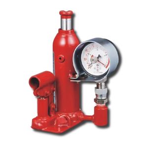 Masada Hydraulic Bottle Jack With Pressure Gauge 1 Ton MS-1P