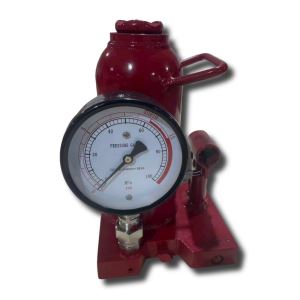 Masada Hydraulic Bottle Jack With Pressure Gauge 10-Ton MH-10P